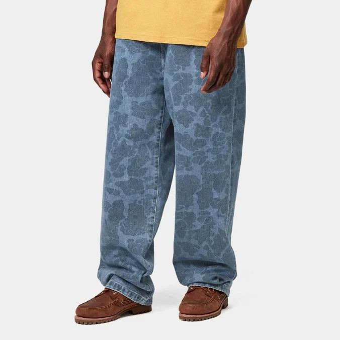 Мужские джинсы Carhartt WIP Duck Landon Pant Camo Duck Blue (bleached)