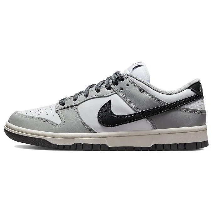 Кроссовки женские Nike Dunk Low White/Iron Grey/Light Smoke Grey